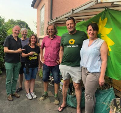 Katy auf dem Sommerfest der Grünen in Hainburg