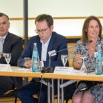 Katy bei der Podiumsdiskussion zum Thema "Neue Finanzierungsmodelle für den ÖPNV von morgen" bei der Landesarbeitsgemeinschaft ÖPNV Hessen (LAG ÖPNV Hessen)